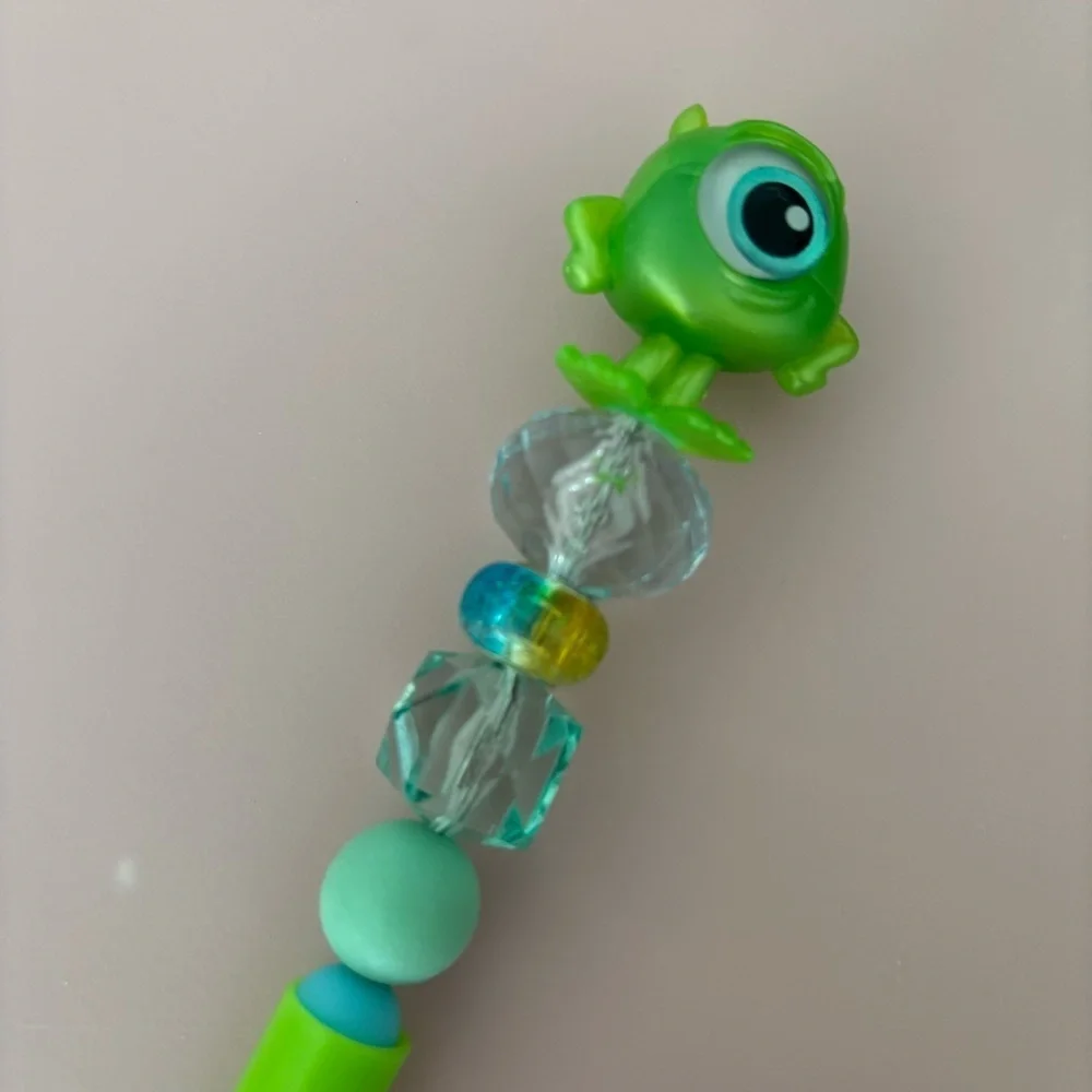 Disney Doorables: Monster INC: Mike Classic handmade beaded pen